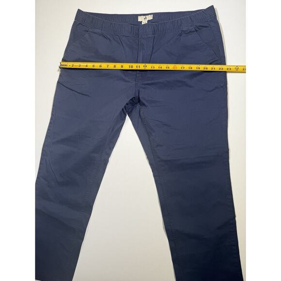 Amazon Aware Casual Men's Elasticated Waist Chino Pant Size XL / 28 Navy Blue - Picture 8 of 14
